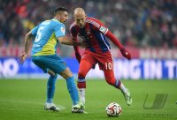 Fussball 1. Bundesliga Saison 14/15: FC Bayern Muenchen - 1. FC Koeln