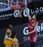 Basketball 1. Bundesliga 16/17 Hauptrunde: Walter Tigers Tuebingen - Brose Bamberg