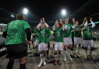FUSSBALL  DFB Pokal Halbfinale; JUBEL Werder Bremen