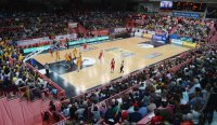 Basketball 1. Bundesliga 2012/2013:  Walter Tigers Tuebingen - FC Bayern Muenchen