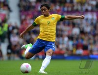 FUSSBALL Olympia 2012 Maenner: Brasilien - Weissrussland