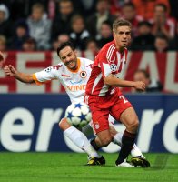 Fussball Champions League  Saison 2010/2011: FC Bayern  Muenchen  - AS Rom