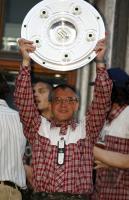 Fussball 1. Bundesliga: Meisterfeier FCB Marienplatz;Magath