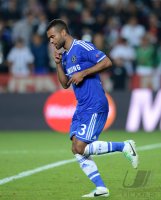 Fussball Supercup Finale 2013: Ashley Cole (FC Chelsea) jubelt