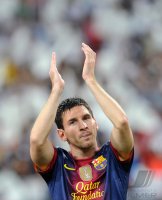 FUSSBALL Primera Division/Super Cup 2012: Lionel Messi (Barca)
