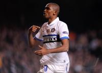 FUSSBALL  International CHL 09/10  : Samuel Eto'o , Eto  (Inter)