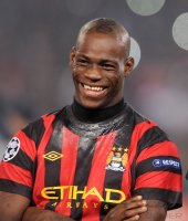 Fussball CHL  Saison 2011/2012:  Mario Balotelli (Manchester City)