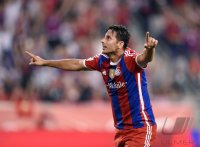 FUSSBALL 1. Bundesliga 14/15 Testspiel: JUBEL Claudio Pizarro (FC Bayern Muenchen)