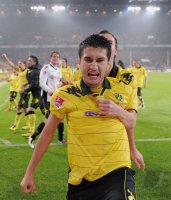Fussball 1. Bundesliga  Saison 2010/2011: Schlussjubel Nuri Sahin (Borussia Dortmund)