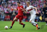 Fussball 1. Bundesliga Saison 15/16: FC Bayern Muenchen - VfB Stuttgart