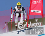 Ski Alpin;  Abfahrt Herren  Wengen Start Max Rauffer (GER) im Hintergrund Eiger, Moench, Jungfrau