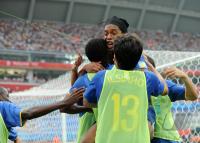 FUSSBALL  Olympia 2008   Vorrunde  Maenner   Neuseeland - Brasilien