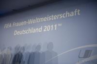 Frauen Fussball: Countdown fuer die Frauen-WM 2011 in der Rhein Neckar Arena in Sinsheim