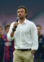 FUSSBALL International 2014/2015: Trainer Luis Enrique (Barca)