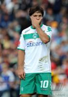 Fussball Bundesliga Testspiel: Emden - Bremen, DIEGO nachdenklich