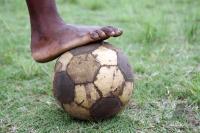 Fussball im Armenviertel Umlazi bei Durban