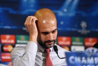 Fussball CHL  Saison 2014/2015: Trainer Pep Guardiola (FC Bayern Muenchen)