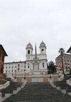 Corona Krise in Rom: Spanische Treppe menschenleer