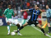 Fussball 1. Bundesliga: Bremen - Wolfsburg