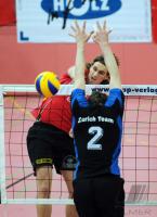 Volleyball 1. Bundesliga   08/09:  TV Rottenburg - Zurich Team VCO Berlin