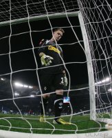Fussball Europa League Saison 2012/2013: Torwart Marc Andre ter Stegen (Borussia Moenchengladbach) enttaeuscht