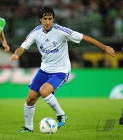 Fussball 1. Bundesliga, Saison 2011/2012: Schalke 04, PAPADOPOULOS am Ball