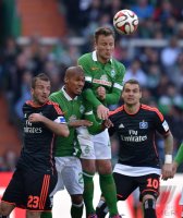 Fussball, 1. Bundesliga  Saison 2014/2015: SV Werder Bremen - Hamburger SV