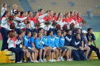 FUSSBALL  Olympia 2008  Finale Frauen  Brasilien - USA