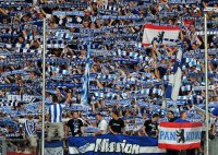 2. Fussball Bundesliga:  Fankurve von Hertha BSC Berlin