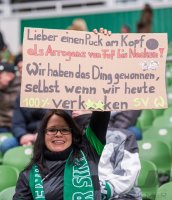 Fussball, 1. Bundesliga  Saison 2014/2015: SV Werder Bremen - FC Bayern Muenchen