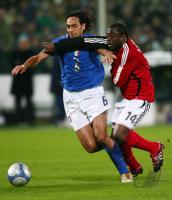 Fussball International Italien-Deutschland; Zweikampf