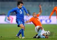 Fussball Nationalmannschaft :  Freundschaftsspiel , Italien - Niederlande