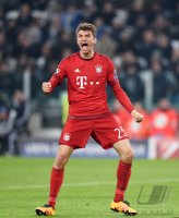 Fussball CHL 15/16 Achtelfinale:  JUBEL FC Bayern Muenchen