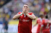 Fussball 1. Bundesliga : JUBEL Bastian Schweinsteiger (FCB)