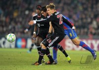 Fussball CHL  Saison 2011/2012:  FC Basel - FC Bayern Muenchen