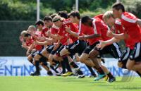 Fussball 1. Bundesliga: Training beim FC Bayern Muenchen