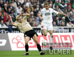 Fussball 1. Bundesliga: Gladbach - Bayern, Zweikampf