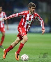 Fussball CHL  Saison 2010/2011: Thomas Mueller (FC Bayern Muenchen)
