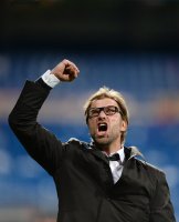 FUSSBALL INTERNATIONAL CHL HALBFINALE 12/13: SCHLUSSJUBEL Borussia Dortmund Trainer Juergen Klopp