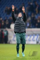 Fussball 1. Bundesliga, Saison 2012/2013:  jubel Marko Arnautovic (SV Werder Bremen)