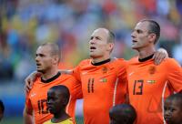 FUSSBALL WM 2010, VIERTELFINALE: Holland - Brasilien