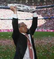 Fussball 1.Bundesliga JUBEL  FC Bayern Muenchen