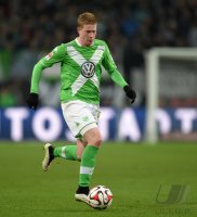 Fussball, 1. Bundesliga  Saison 2014/2015: VfL Wolfsburg - SC Freiburg