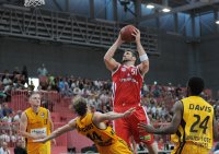 Basketball 1. Bundesliga 2012/2013 Testspiel:  Walter Tigers Tuebingen - FC Bayern Muenchen