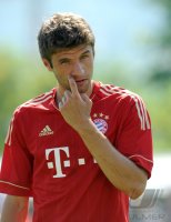 Fussball 1. Bundesliga Saison   2011/2012 : Thomas Mueller (FC Bayern Muenchen)