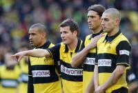 Fussball 1. Bundesliga: Dortmund, BVB Mauer