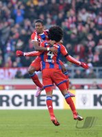 Fussball 1. Bundesliga Saison 14/15: JUBEL FC Bayern Muenchen