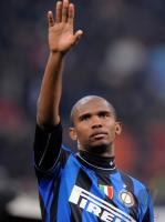 FUSSBALL  International CHL 09/10  : Samuel Eto'o , Eto  (Inter)