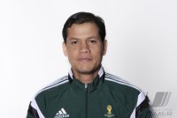 FUSSBALL WM 2014 Fototermin FIFA WM Schiedsrichter: Victor Hugo Carrillo Casanova (Peru)