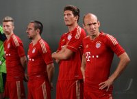 Fussball 1. Bundesliga 2012/2013:  Fototermin beim  FC Bayern Muenchen